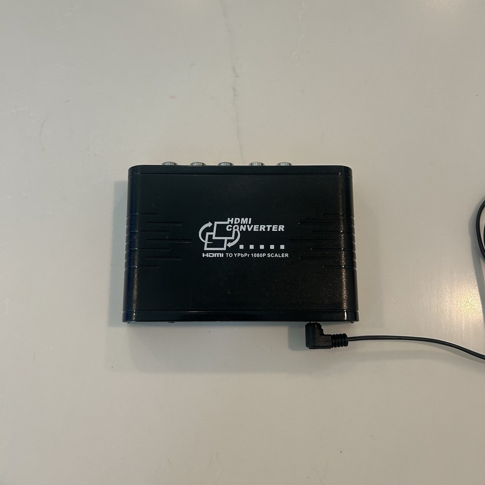 HDMI CONVERTER HDMI TO YPbPr 1080P SCALER - POWER CORD INCLUDED